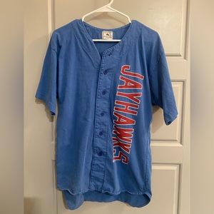 Vintage KU Jayhawks Baseball Jersey